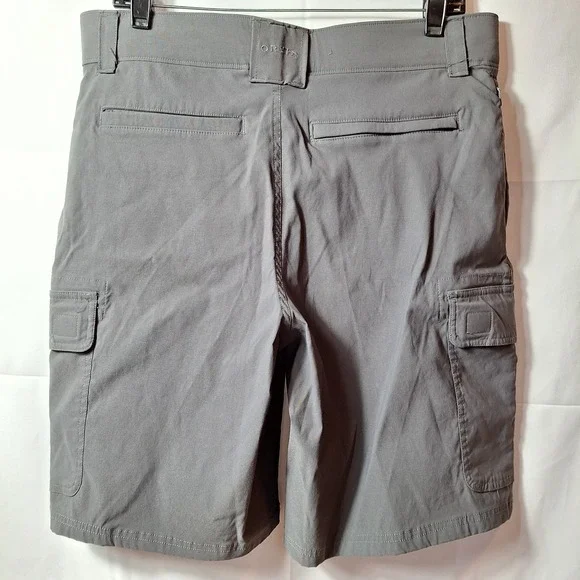 ORVIS Lightweight Tech Cargo Short Sz 32 (34) Gray Stretch Performance Hiking - Picture 3 of 7